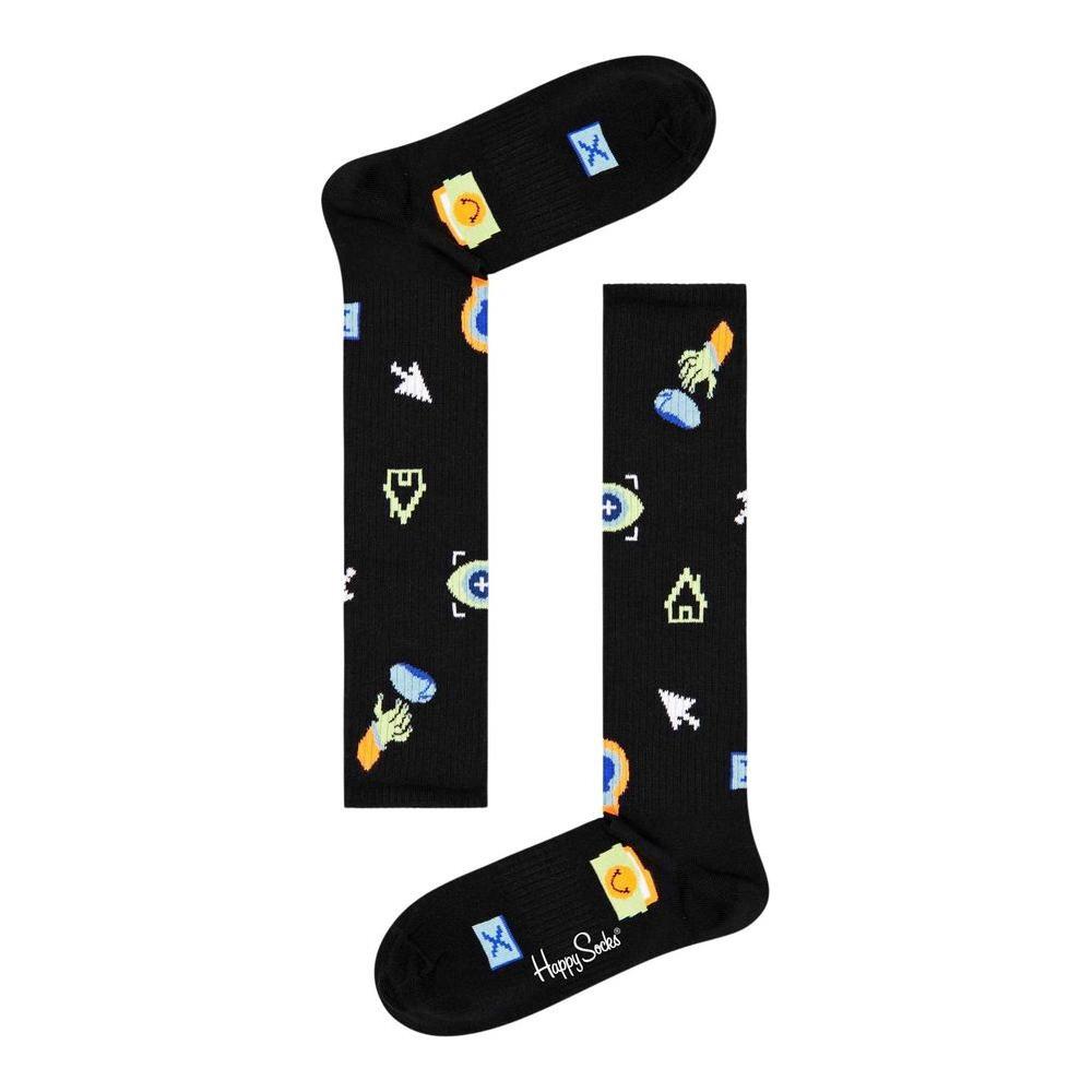 Happy Socks Black Cotton Sock