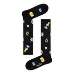 Happy Socks Black Cotton Sock