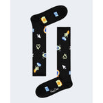 Happy Socks Black Cotton Sock