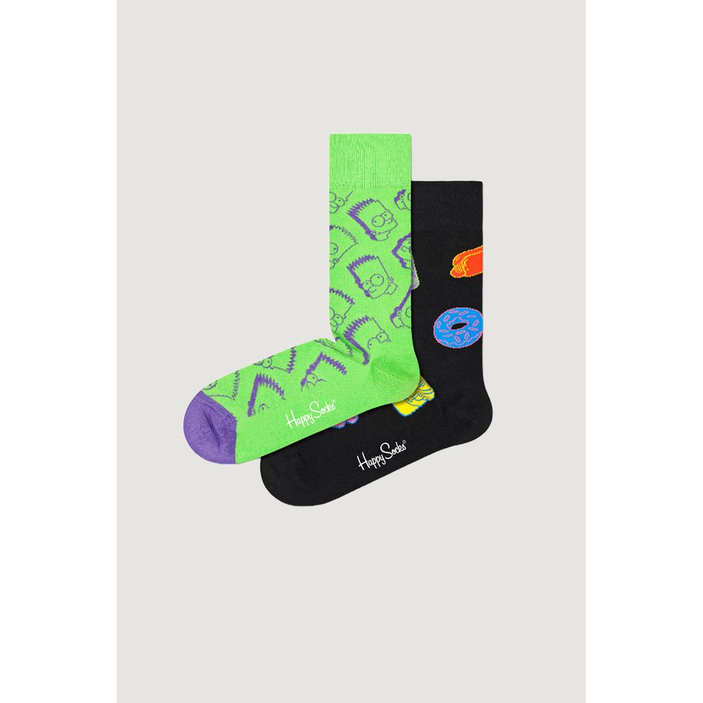 Happy Socks Black Cotton Socks