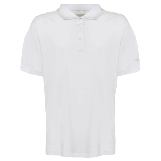 People Of Shibuya White Cotton Polo Shirt PE-14575-XXL