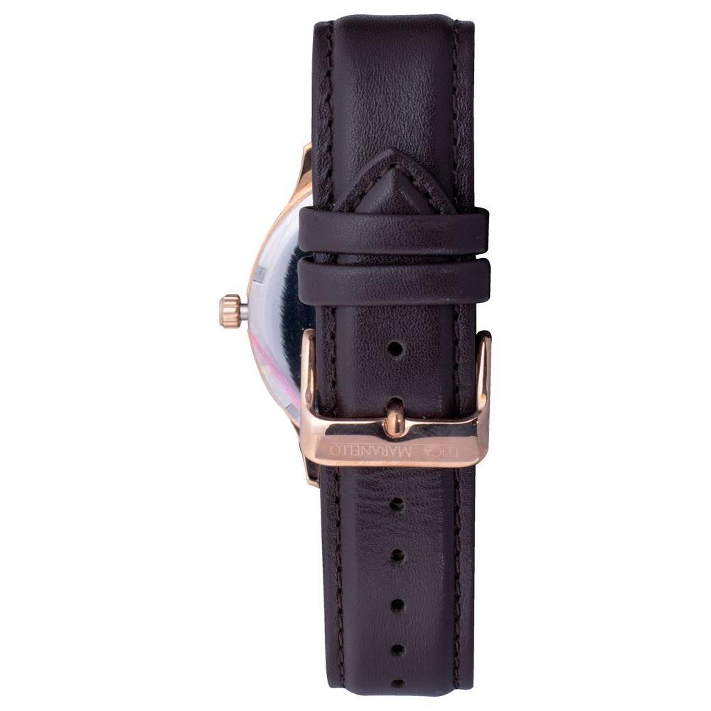 Luca Maranello Brown Leather Watch LMAY012525002AC