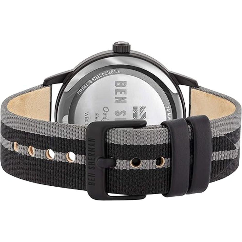 Ben Sherman Gray Fabric Bracelet Watch