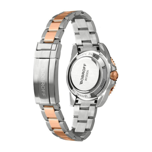 Bobroff Silver Stainless Steel Watch 1728,67434610848,Bobroff,New with tags,Silver,Unisex,Unisex Watches - Watches,Watches Bobroff BOBF0006AC