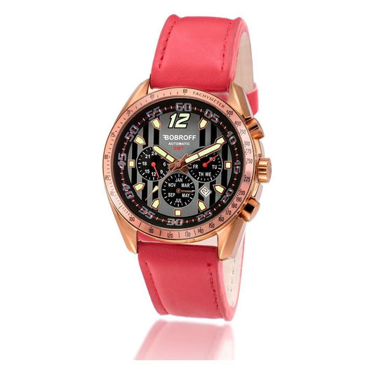 Bobroff Red Leather Watch 1728,67434610848,Bobroff,Men,New with tags,Red,Watches,Watches for Men - Watches Bobroff BOBF0016V2S011AC