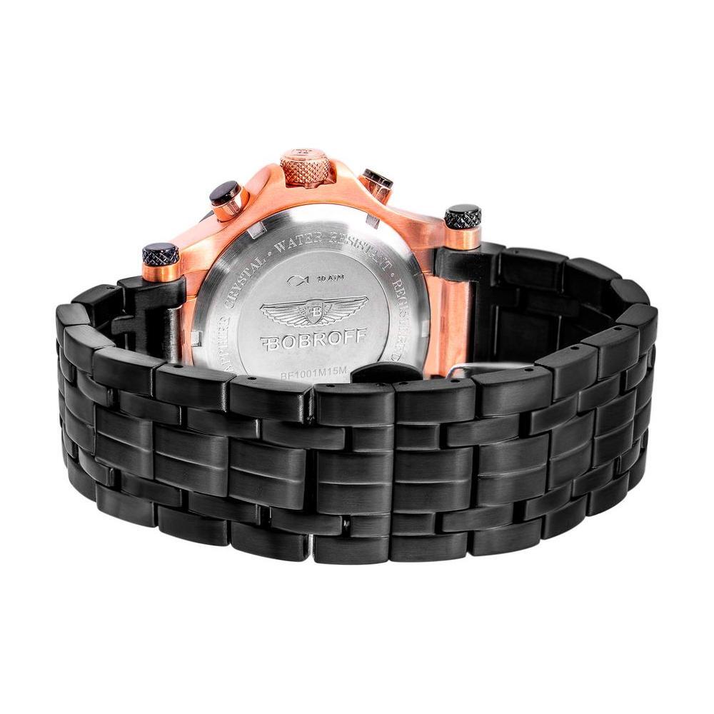 Bobroff Black Stainless Steel Watch BOBF1001M15MAC
