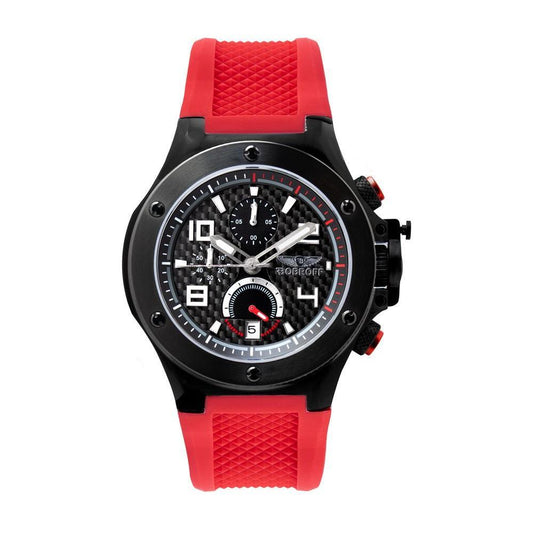 Bobroff Red Rubber Watch