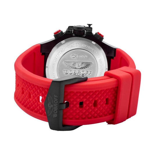 Bobroff Red Rubber Watch