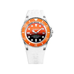 Bobroff White Rubber Watch