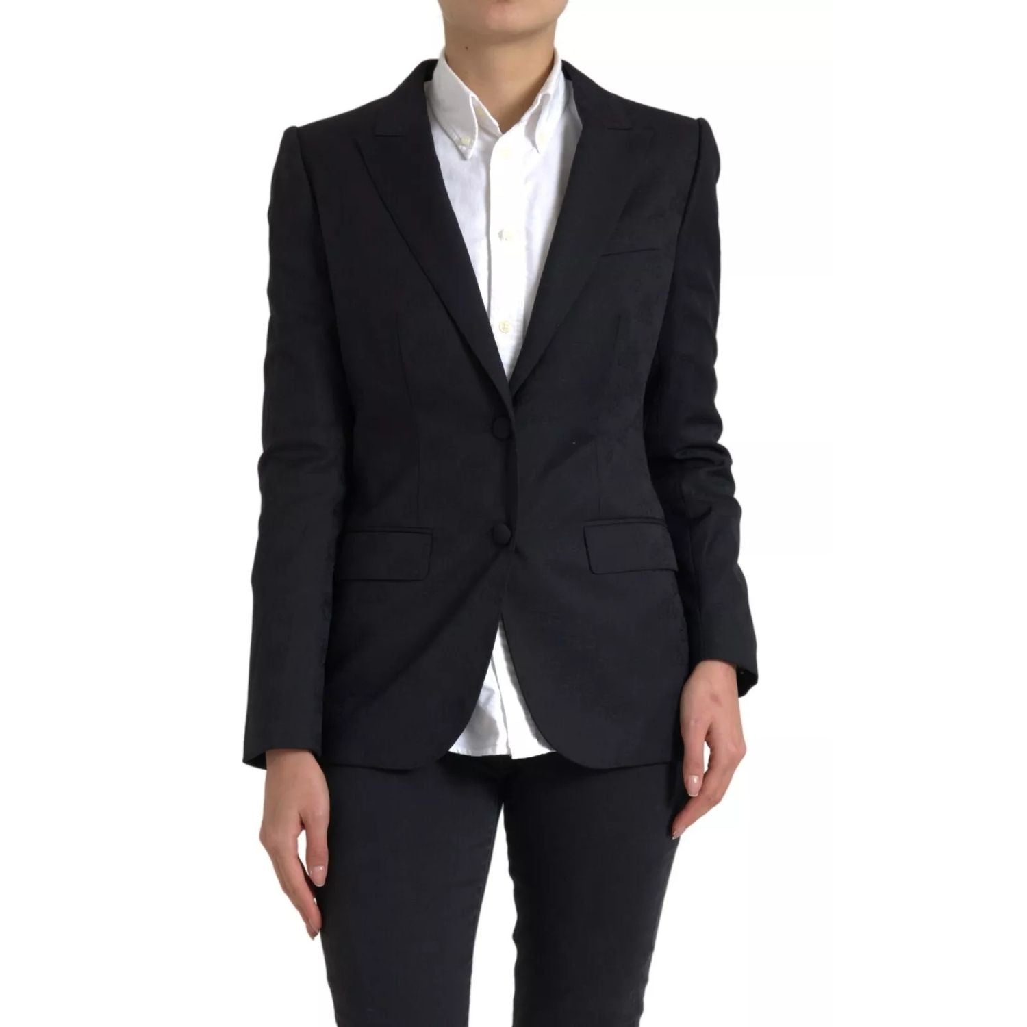 Front view with bag zipped and handles upright.