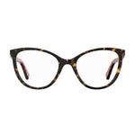 Love Moschino Bicolor Acetate Frames MOL574-086, stylish eyewear for women, tortoiseshell design, 53/20/140mm, acetate material