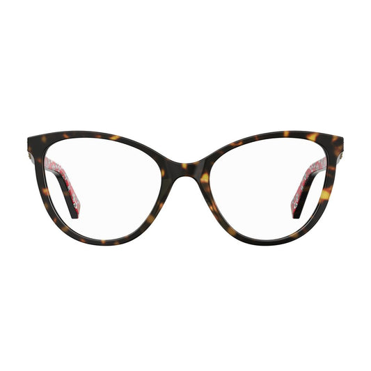 Love Moschino Bicolor Acetate Frames MOL574-086, stylish eyewear for women, tortoiseshell design, 53/20/140mm, acetate material