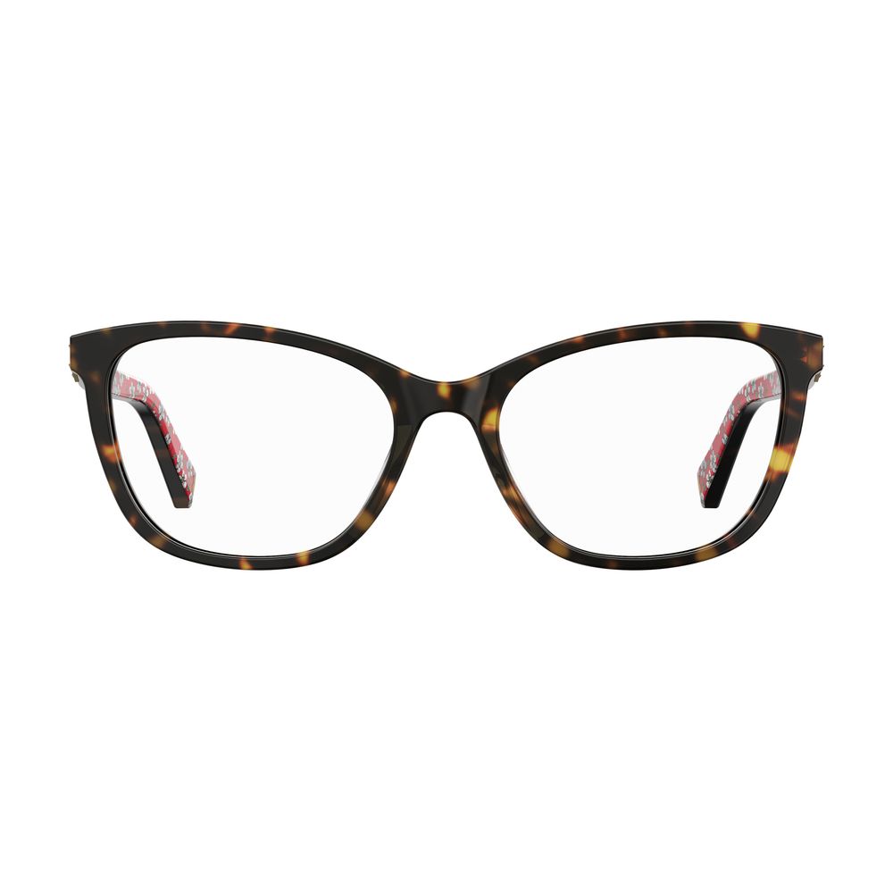 Love Moschino Bicolor Acetate Frames, women MOL575-086, lens/bridge/temple 53/18/140mm, HVN color, acetate material.