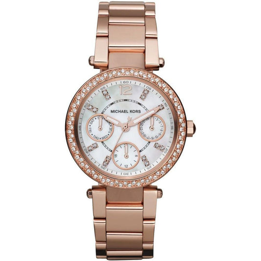 Michael Kors Rose Gold Steel Watch 1728,67434610848,Michael Kors,New with tags,Rose Gold,Watches,Watches for Women - Watches,Women Michael Kors MKMK5616AC