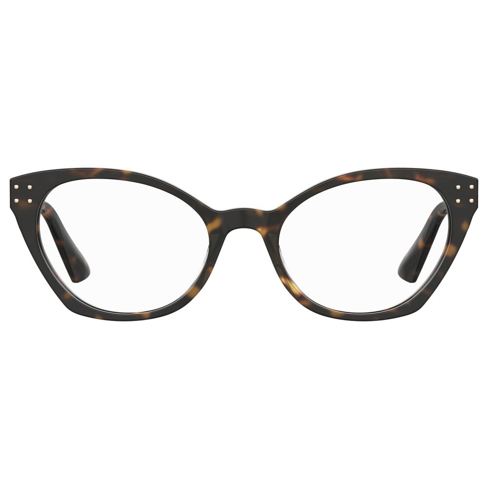 Moschino Bicolor Acetate Frames - Elegant women's eyewear with acetate material and stylish design, model MOS582-086 in color HVN.