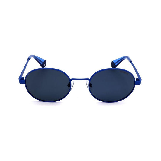 Polaroid Blue Metal Sunglasses 1728,67434610848,Blue,New with tags,Polaroid,Sunglasses,Unisex,Unisex Sunglasses - Sunglasses Polaroid POPLD6066SPJPAC