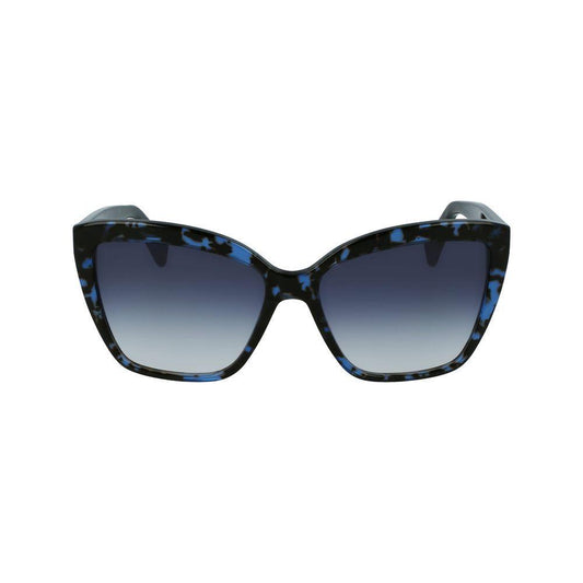 Lanvin Blue Haircalf Sunglasses