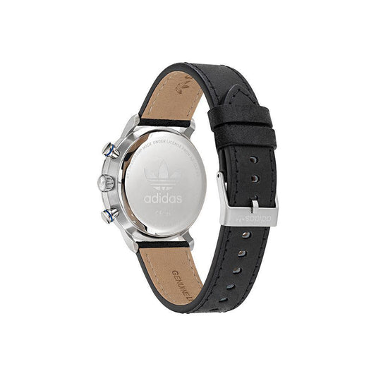 Adidas Black Leather Watch 1728,67434610848,Adidas,Black,Men,New with tags,Watches,Watches for Men - Watches Adidas ADAOSY22013AC