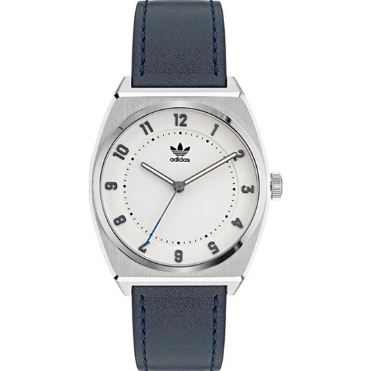 Adidas Blue Leather Watch 1728,67434610848,Adidas,Blue,Men,New with tags,Watches,Watches for Men - Watches Adidas ADAOSY22030AC
