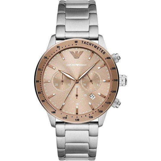 Armani Silver Stainless Steel Watch 1728,67434610848,Armani,Men,New with tags,Silver,Watches,Watches for Men - Watches Armani ARAR11352AC