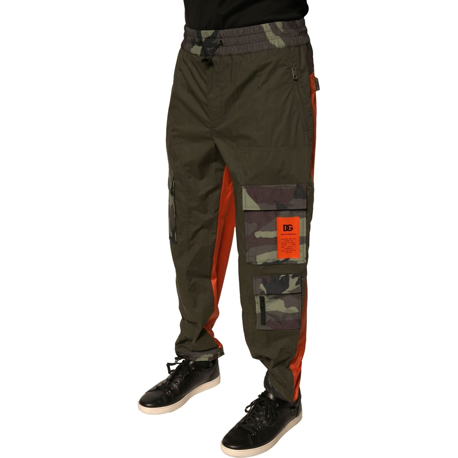 Dolce & Gabbana Multicolor Camouflage Jogger Cargo Pants