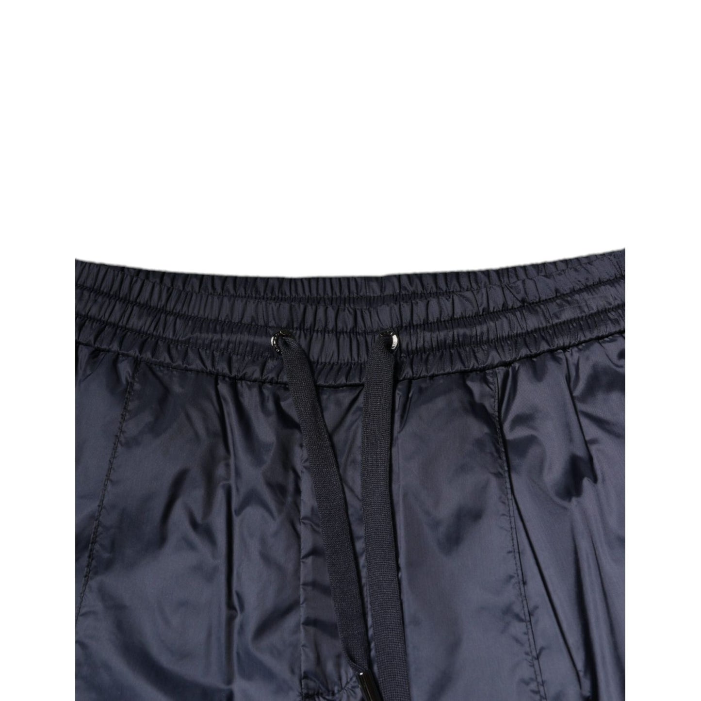 Dolce & Gabbana Dark Blue Cotton Skinny Sweatpants Pants