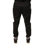 Dolce & Gabbana Black Cotton Stretch Jogger Sweatpants Pants