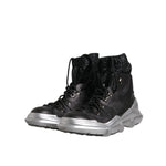 Dolce & Gabbana Black Nylon Galileo High Top Sneakers Shoes
