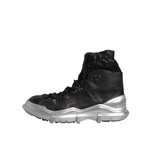 Dolce & Gabbana Black Nylon Galileo High Top Sneakers Shoes