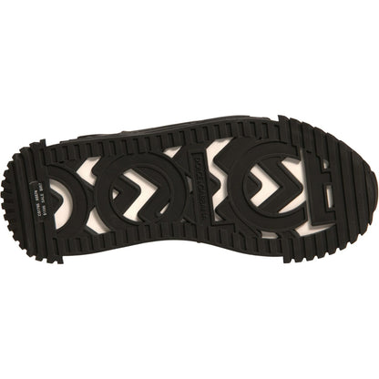 Dolce & Gabbana Black Leather Studded Slides Sandals Shoes