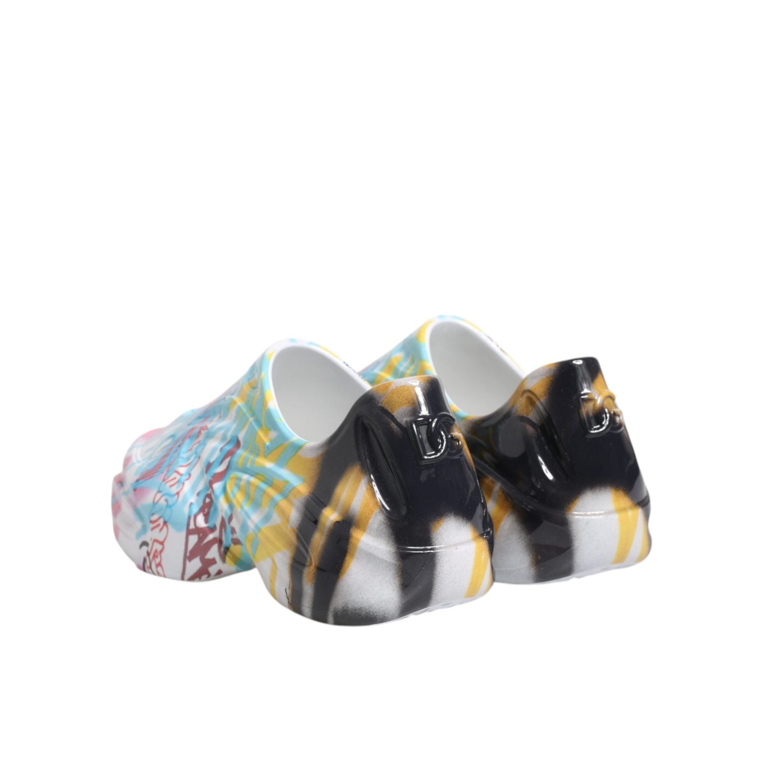 Dolce & Gabbana Multicolor Graffiti Daymaster Sneakers Shoes
