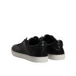 Dolce & Gabbana Black London Nappa Leather Men Sneakers Shoes