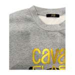 Cavalli Class Gray Polyester Women Hoodie