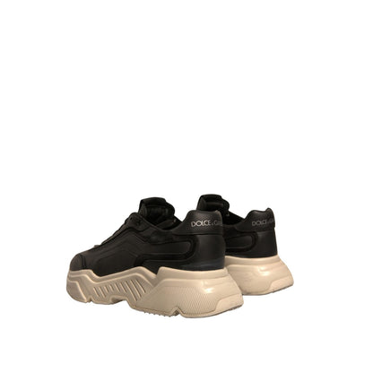 Dolce & Gabbana Black White Daymaster Low Top Sneakers Shoes