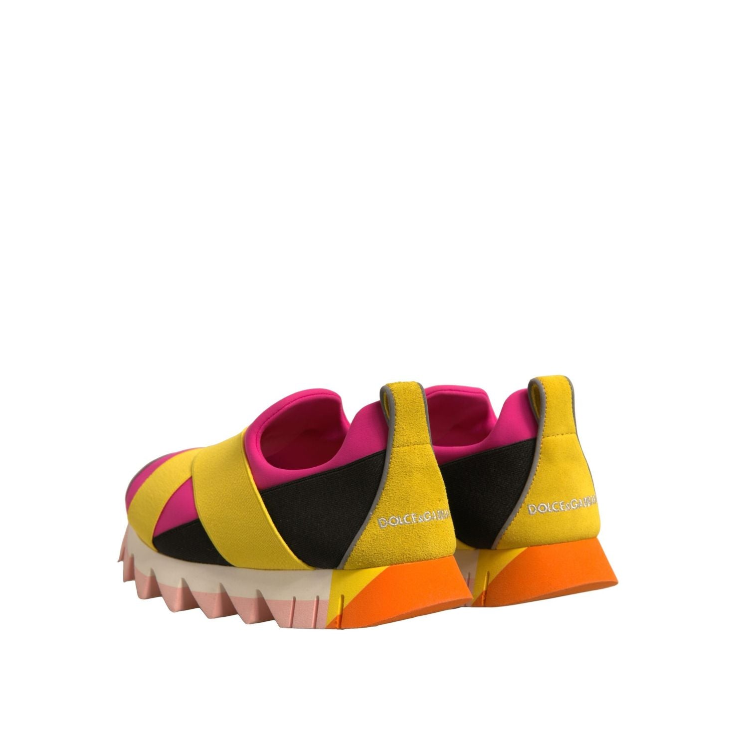 Dolce & Gabbana Multicolor Neoprene Elastic Ibiza Sneakers Shoes