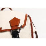 Dolce & Gabbana Beige Brown Canvas Leather EDGE Travel Men Back Pack Bag BAG4058
