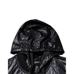 Dolce & Gabbana Black Nylon Hooded Full Zip Blouson Jacket