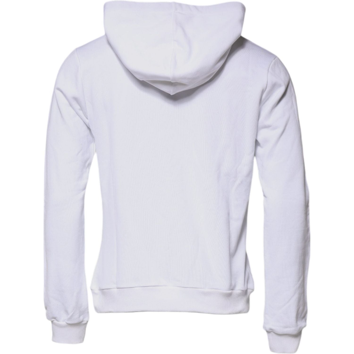 Dolce & Gabbana White Sacred Heart Hooded Sweatshirt Sweater