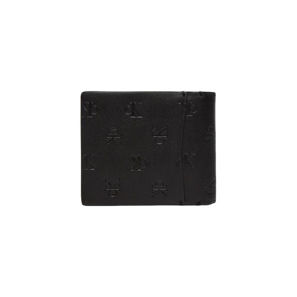 Calvin Klein Jeans Black Leather Wallet CAKLJE-15182400009