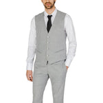 Antony Morato Gray Polyester Waistcoat