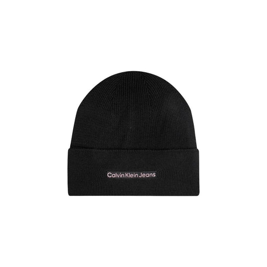 Calvin Klein Jeans Black Cotton Cap (Baseball Hat)