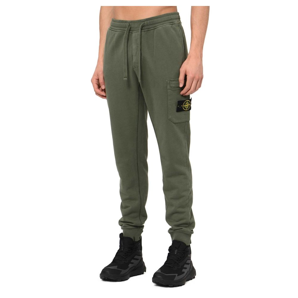 Stone Island Green Cotton Pant
