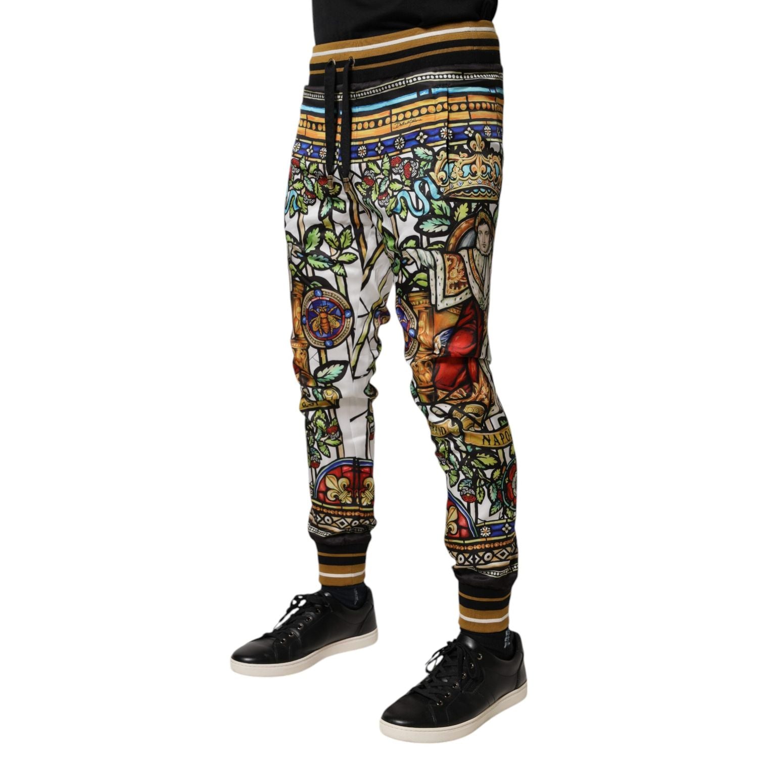 Dolce & Gabbana Multicolor NAPOLEON Jogger Sweatpants Pants