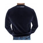 Plein Sport Blue Cotton Sweater PL-1044-XXL