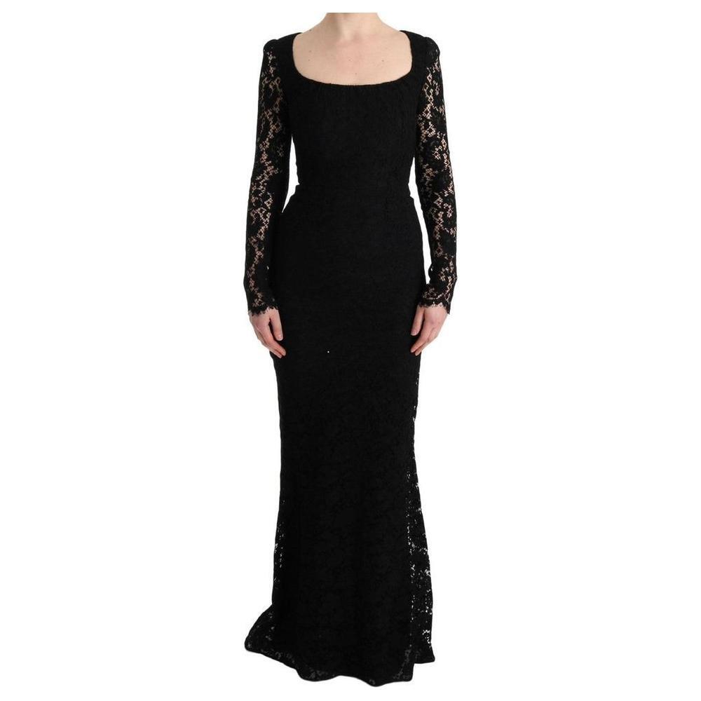 Dolce & Gabbana Black Cotton Dress