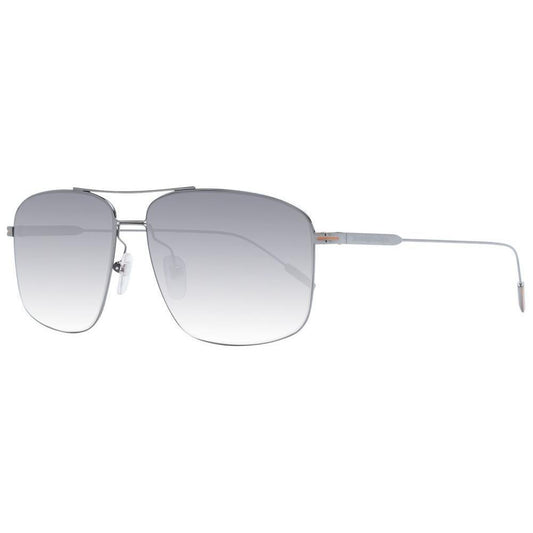 Ermenegildo Zegna Gray Metal Sunglasses