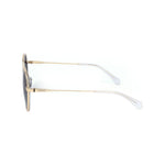 Polaroid Gold Stainless Steel Sunglasses POPLD4160GSXJ5GAC