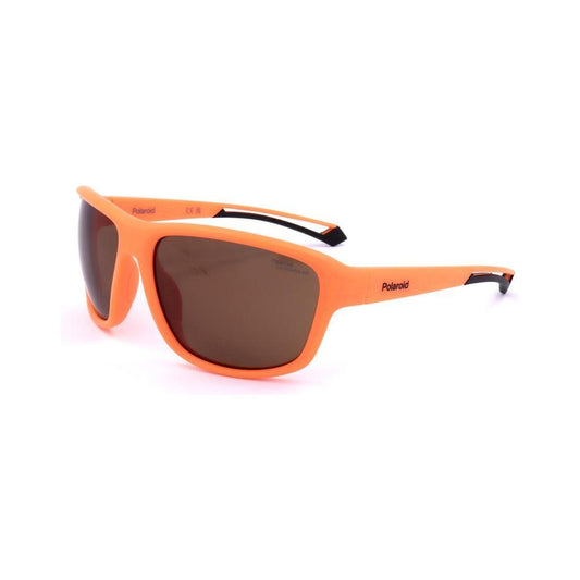 Polaroid Orange Resin Sunglasses