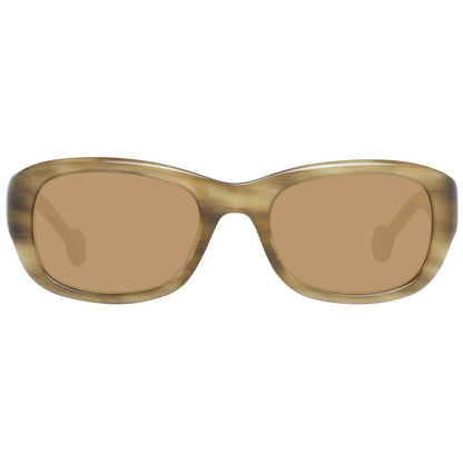 Hally&Son Brown Plastic Sunglasses