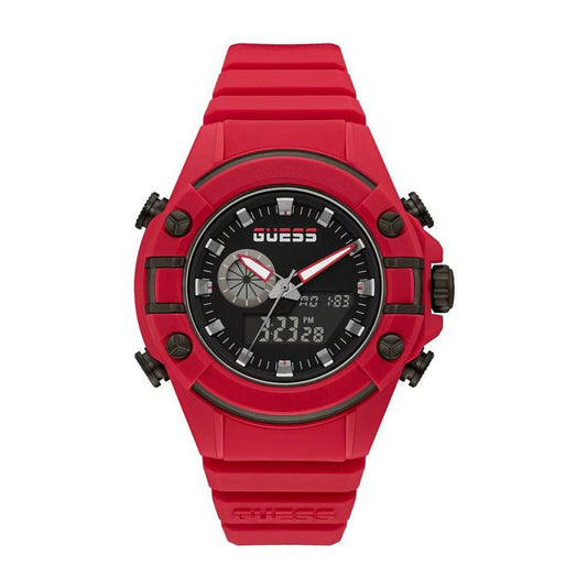 Guess Red Synthetic Watch 1728,67434610848,Guess,Men,New with tags,Red,Watches,Watches for Men - Watches Guess GUGW0269G5AC